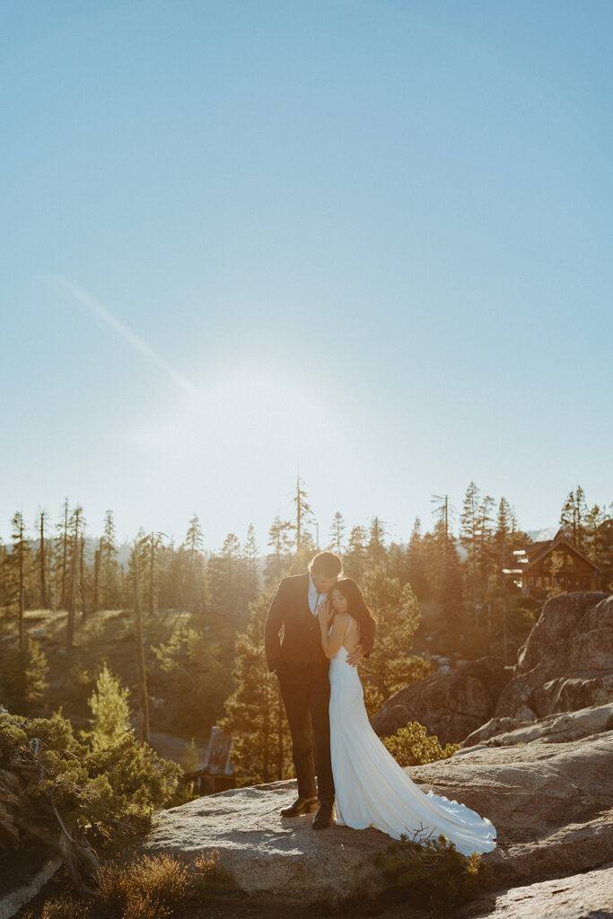 california woodsy wedding