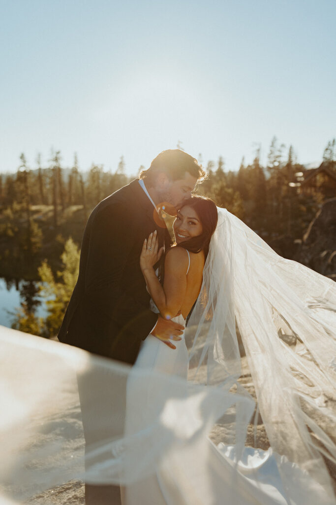 california woodsy wedding