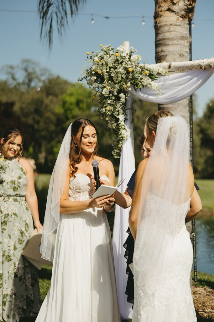 backyard wedding in auburn california