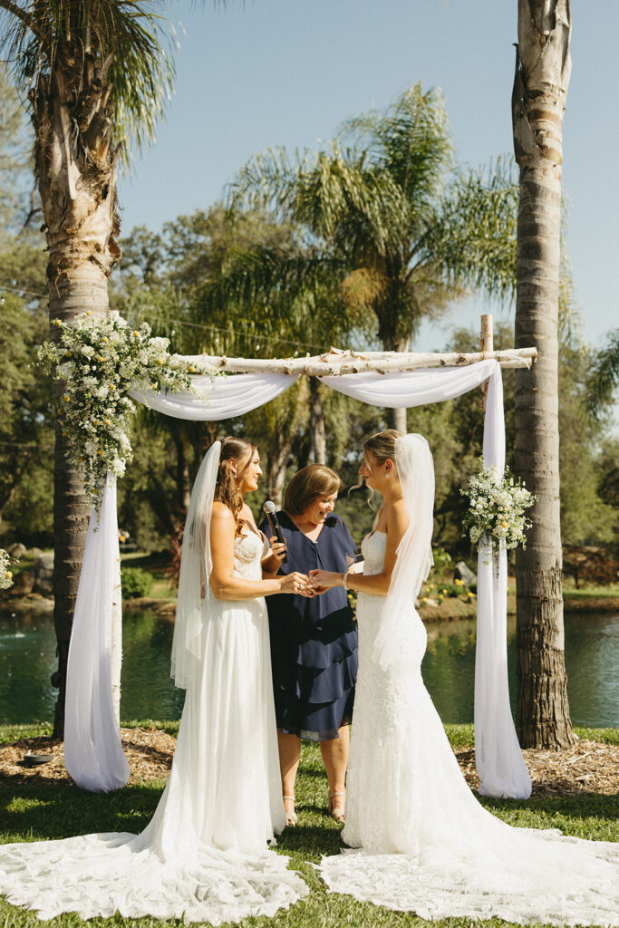 backyard wedding in auburn california