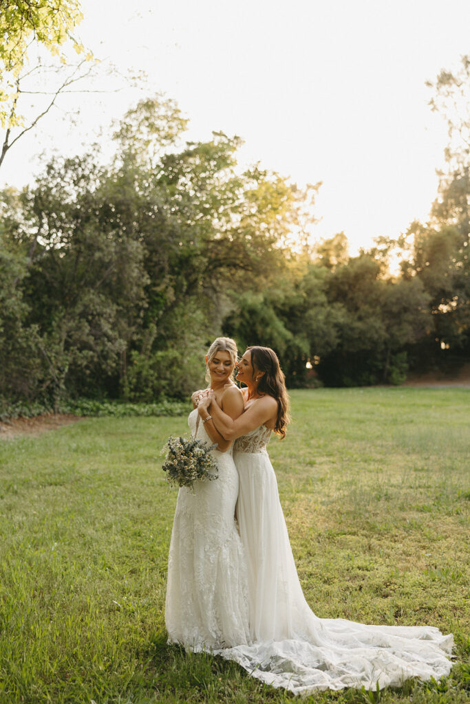 backyard wedding in auburn california