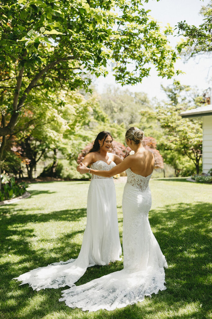 backyard wedding in auburn california