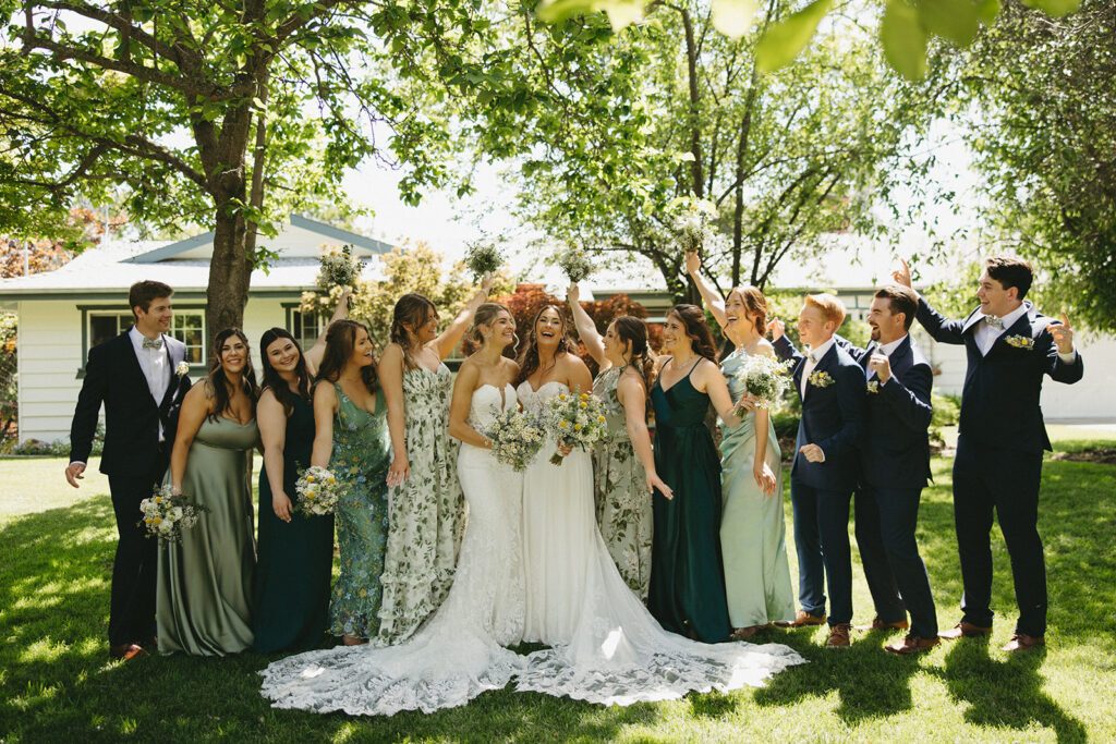 backyard wedding in auburn california