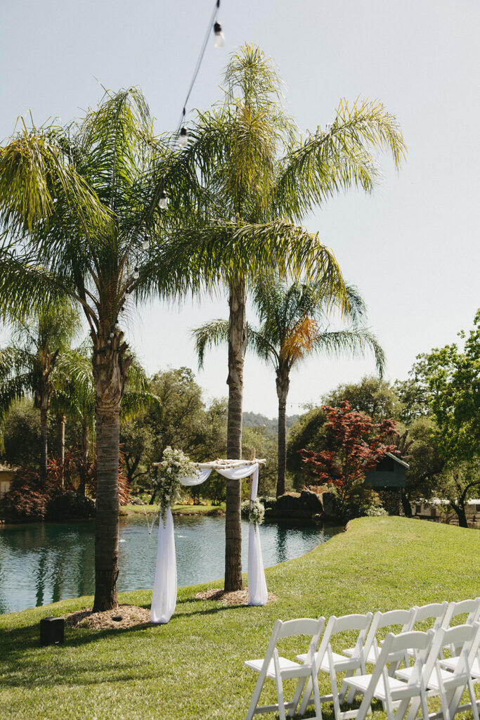 backyard wedding in auburn california