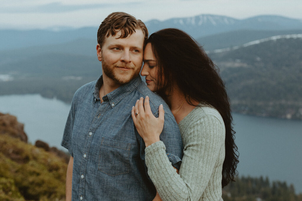 donner lookout engagement photos