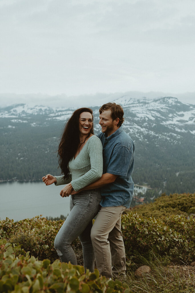 donner lookout engagement photos