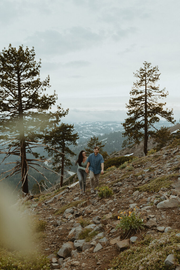 donner lookout engagement photos