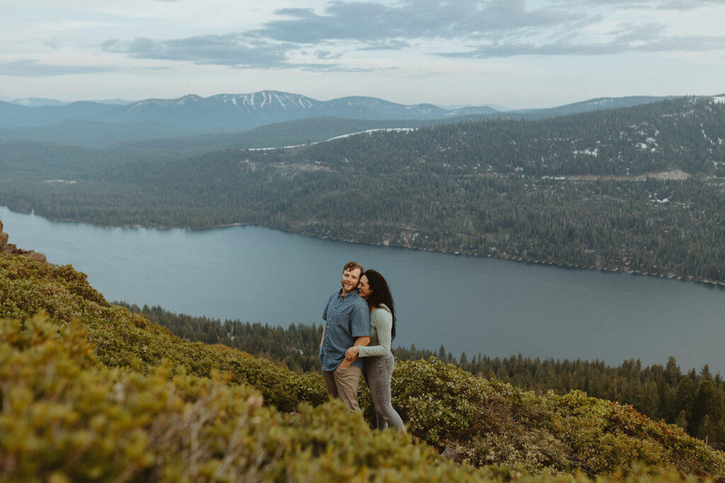 donner lookout engagement photos