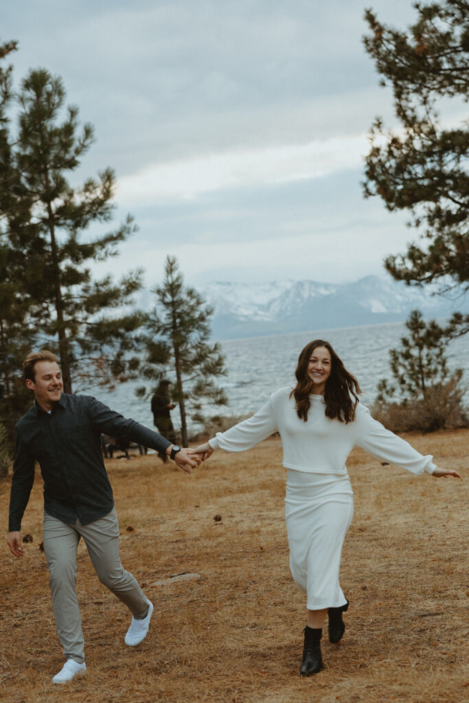 lake tahoe engagement photoshoot