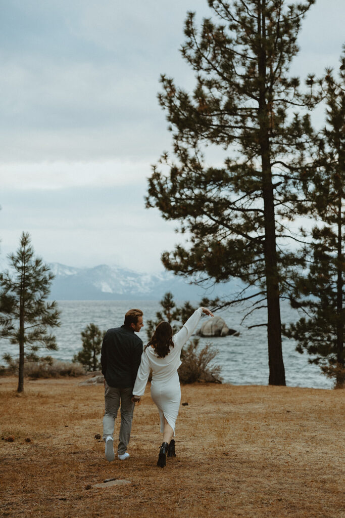 lake tahoe engagement photoshoot