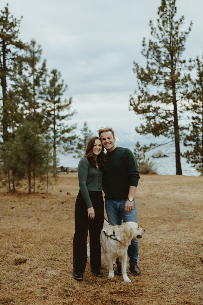 lake tahoe engagement photoshoot