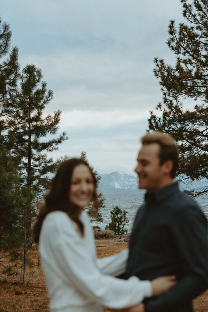 lake tahoe engagement photoshoot