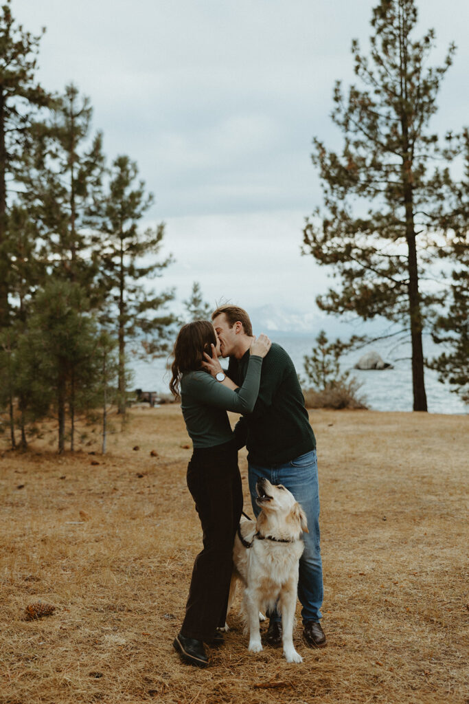 lake tahoe engagement photoshoot