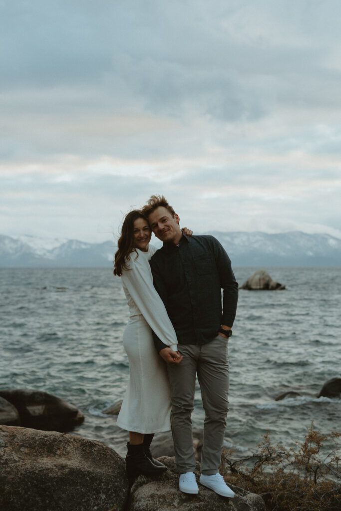 lake tahoe engagement photoshoot