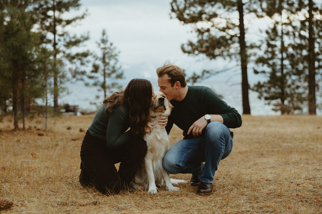 lake tahoe engagement photoshoot