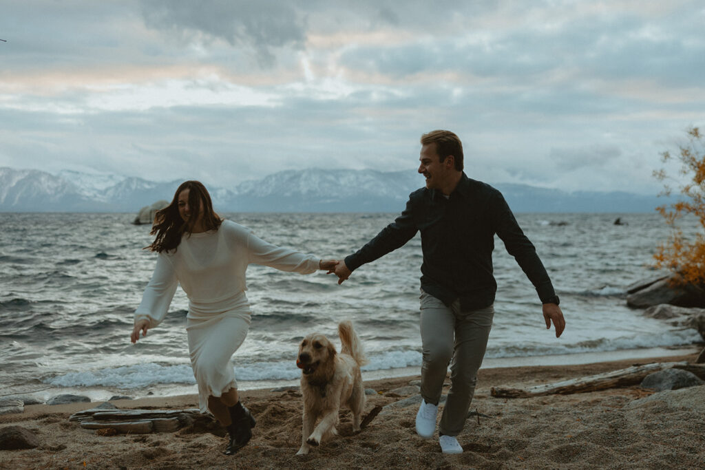 lake tahoe engagement photoshoot