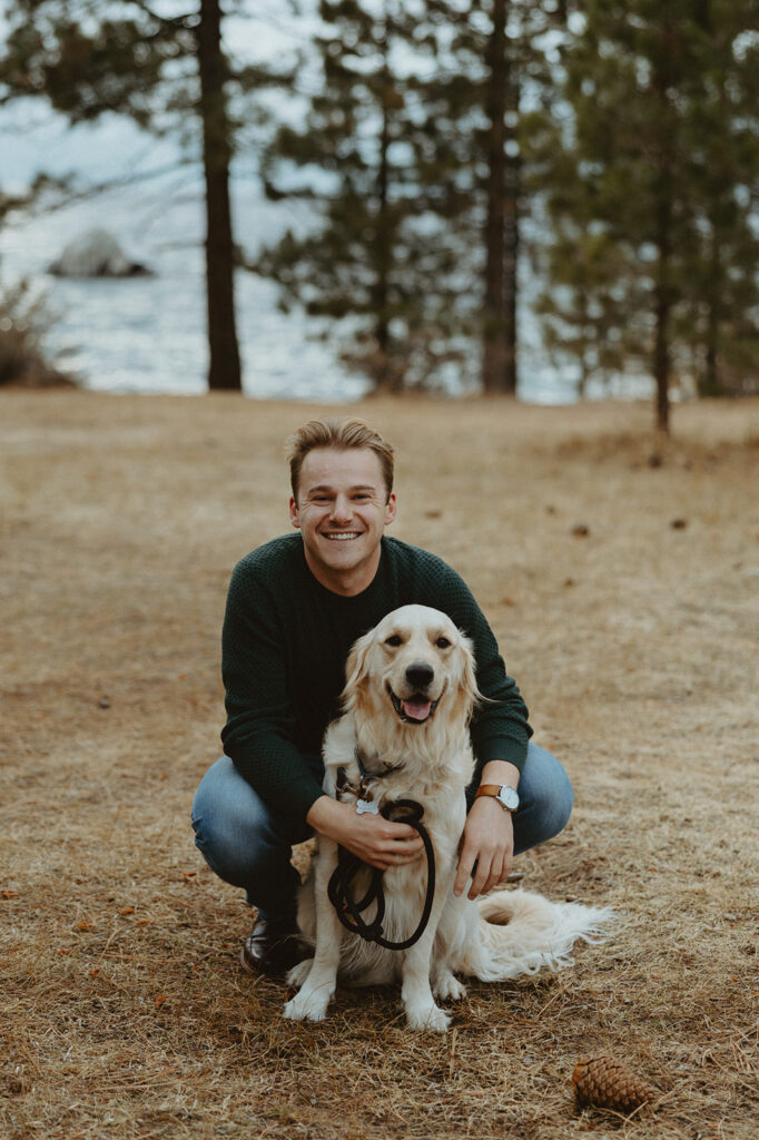 lake tahoe engagement photoshoot