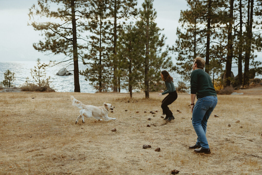 lake tahoe engagement photoshoot