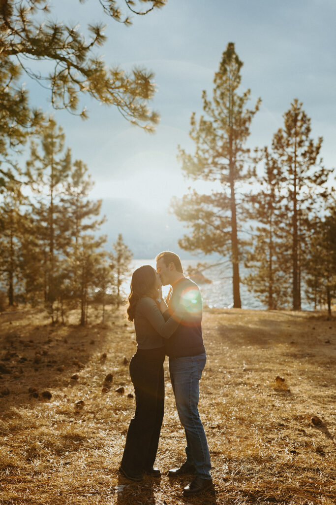 lake tahoe engagement photoshoot