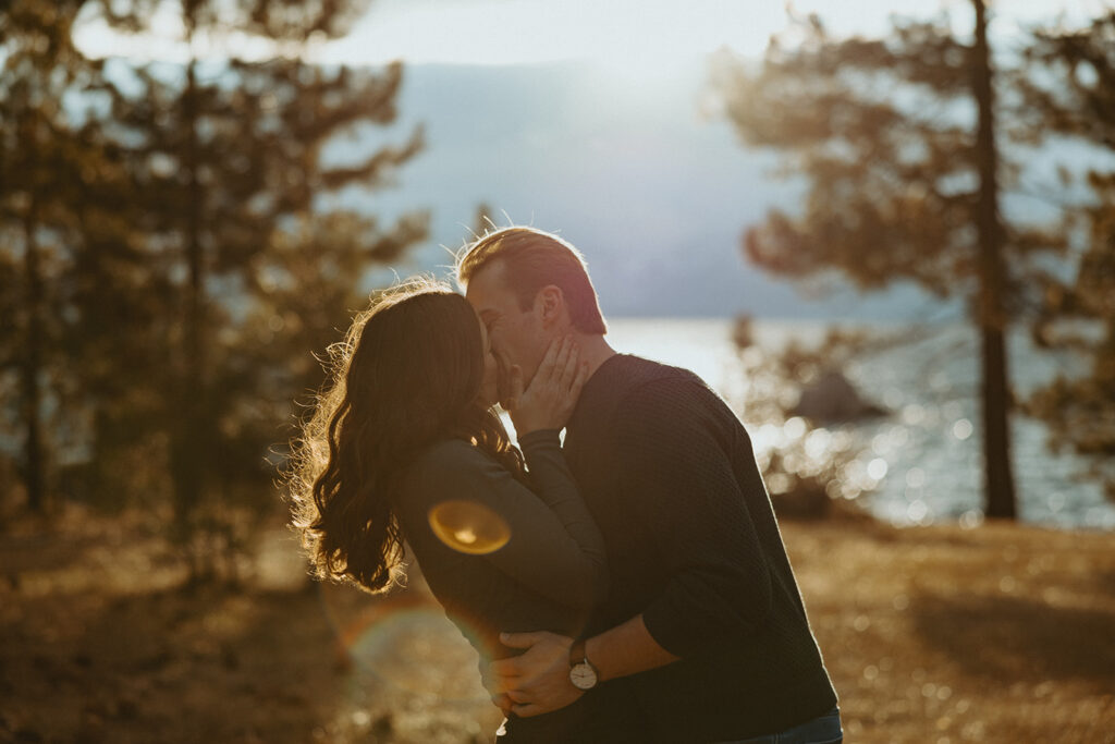 lake tahoe engagement photoshoot