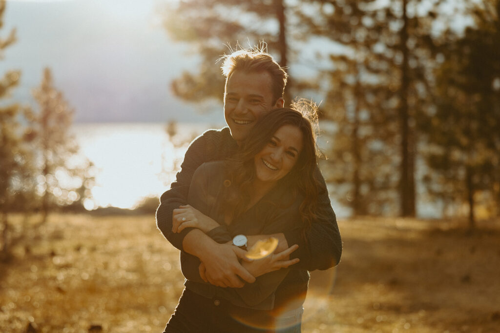 lake tahoe engagement photoshoot