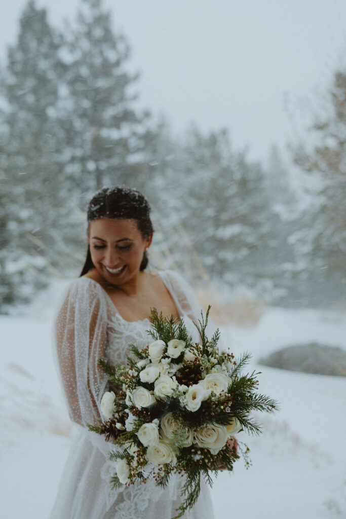 winter wedding at Tannenbaum