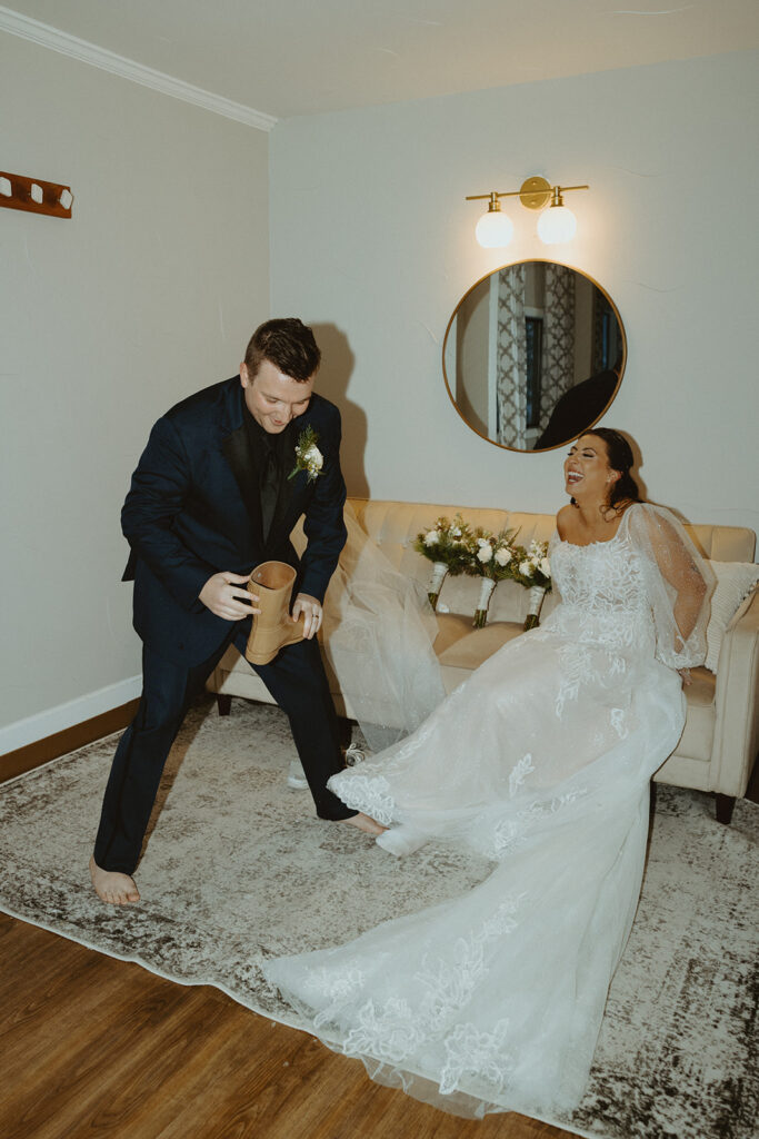 winter wedding at Tannenbaum