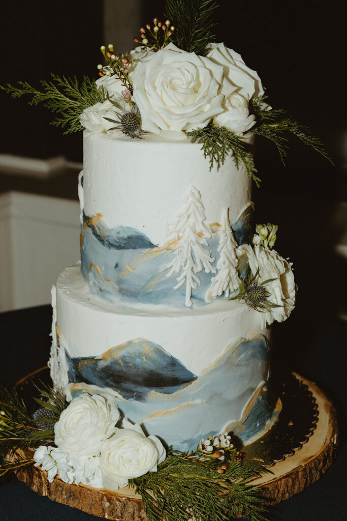 winter wedding at Tannenbaum