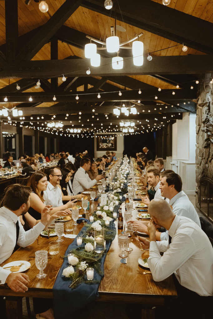 winter wedding at Tannenbaum