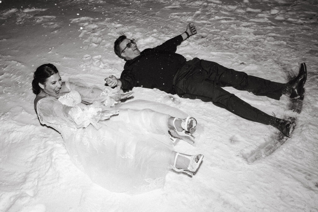 winter wedding at Tannenbaum