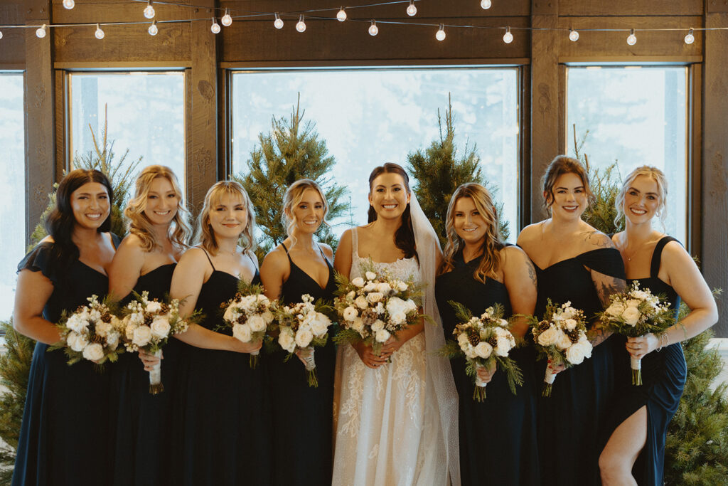 winter wedding at Tannenbaum