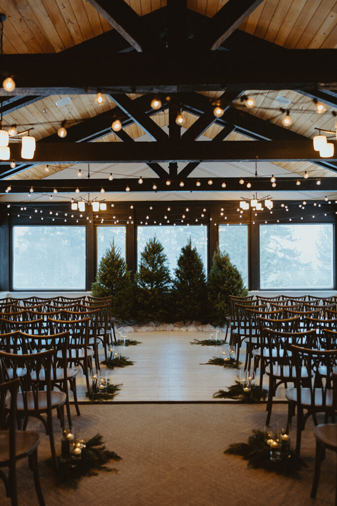 winter wedding at Tannenbaum