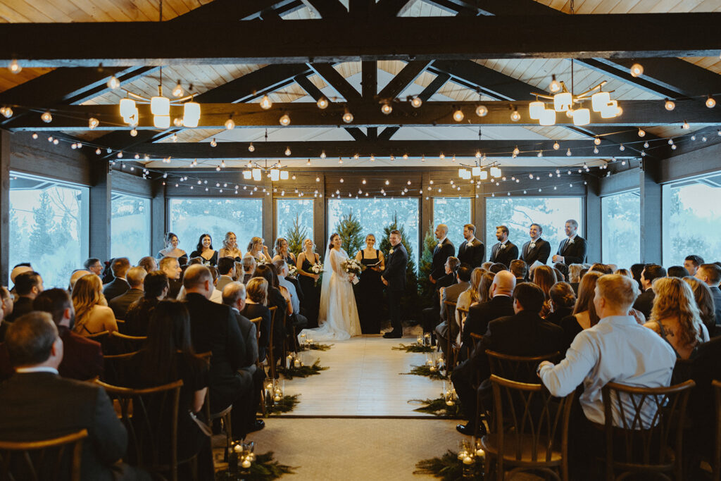 winter wedding at Tannenbaum