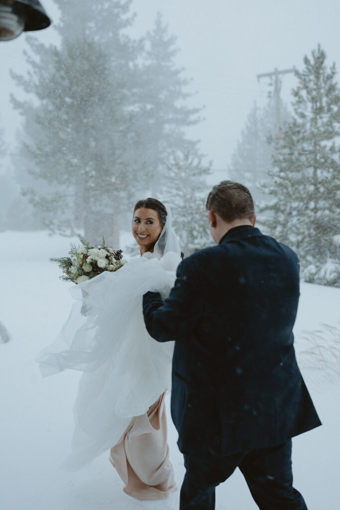 winter wedding at Tannenbaum