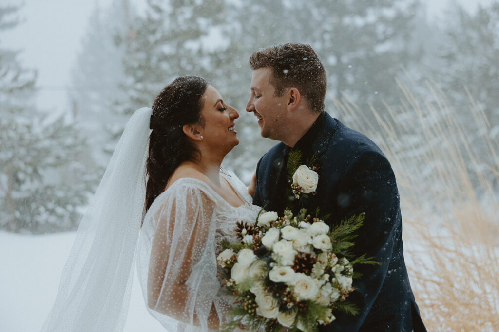 winter wedding at Tannenbaum