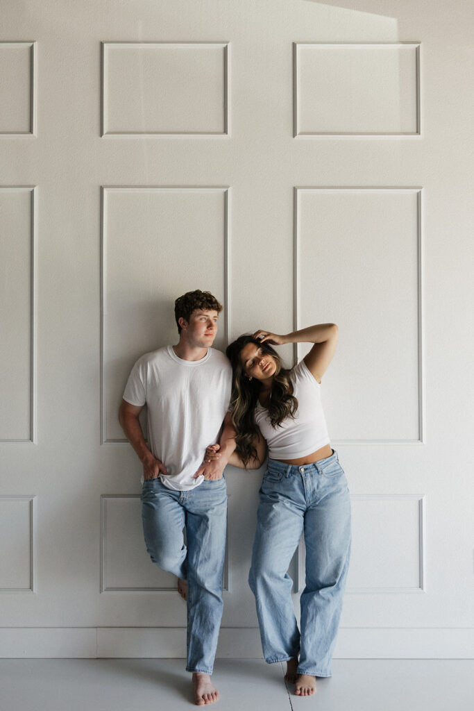 studio couples photoshoot