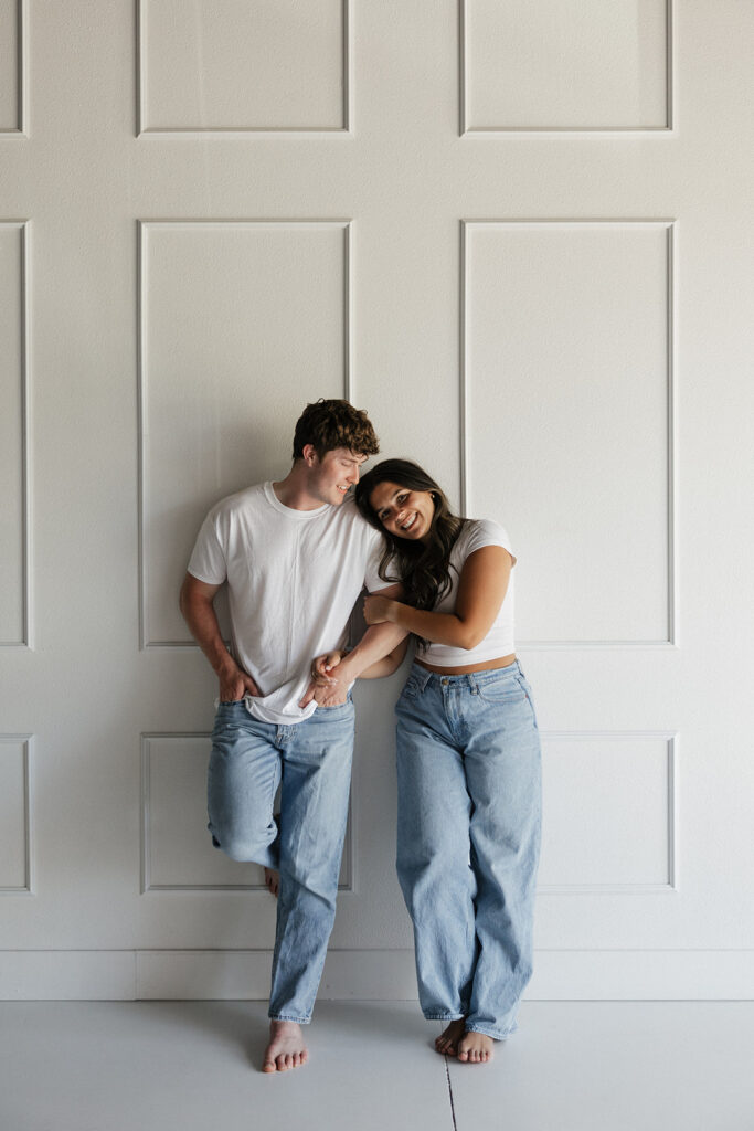 studio couples photoshoot