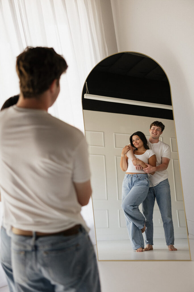 studio couples photoshoot