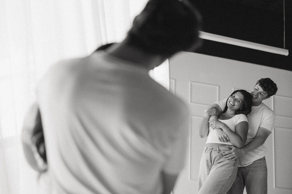 studio couples photoshoot