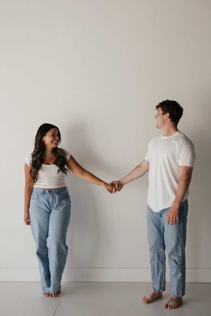 studio couples photoshoot