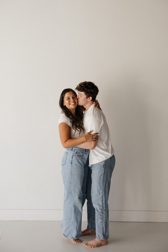 studio couples photoshoot