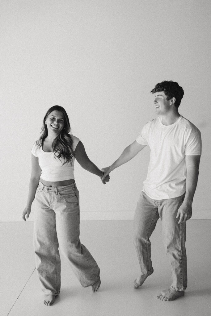 studio couples photoshoot