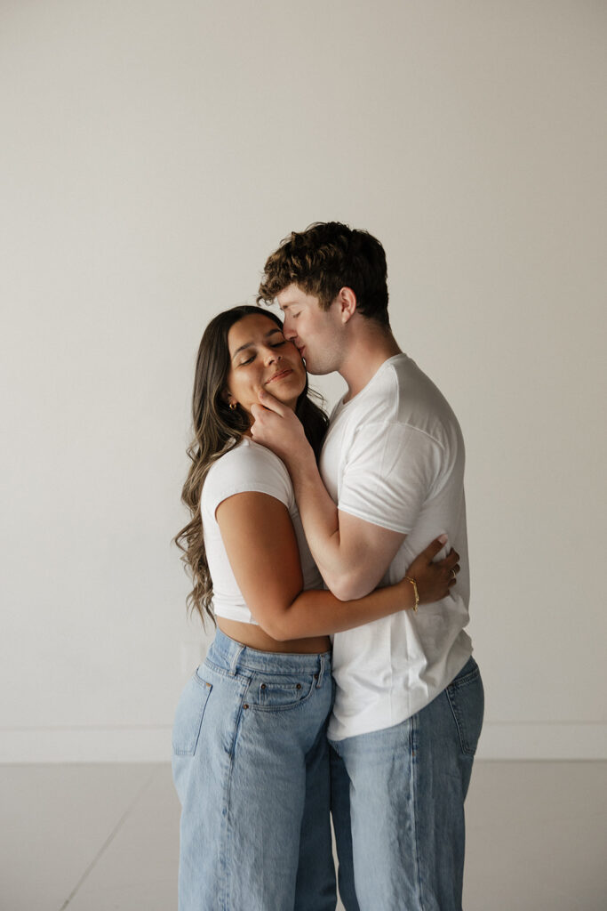 studio couples photoshoot