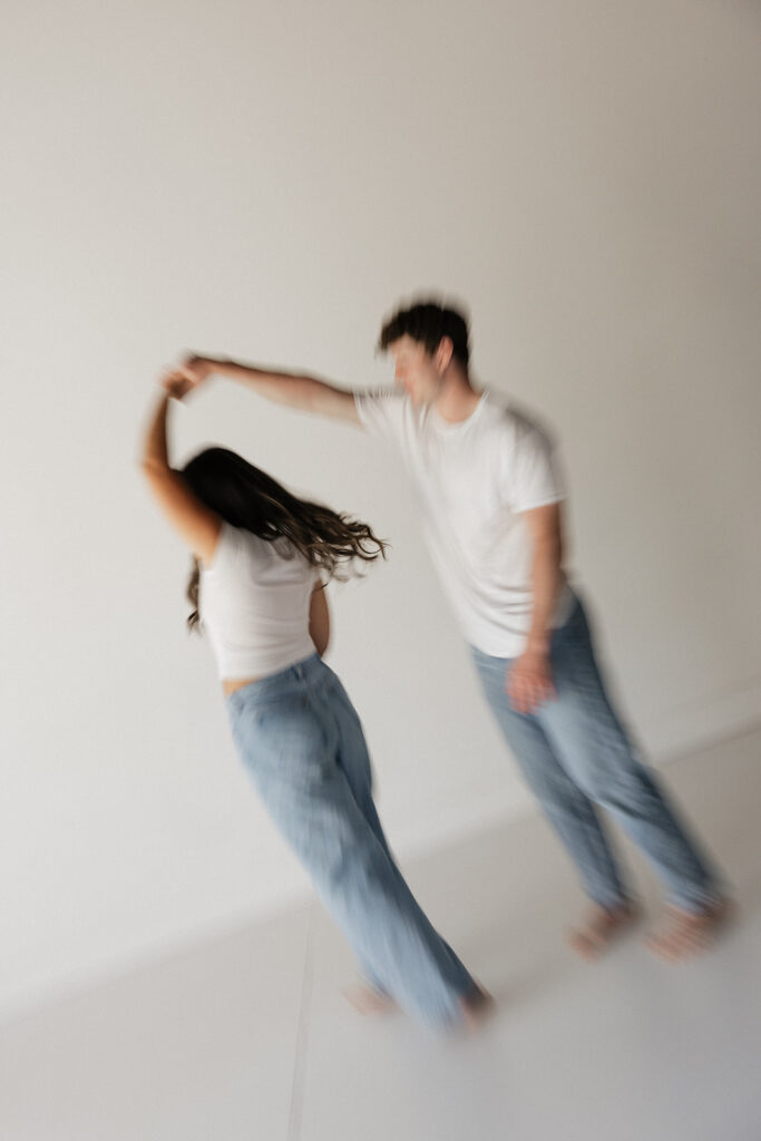 studio couples photoshoot