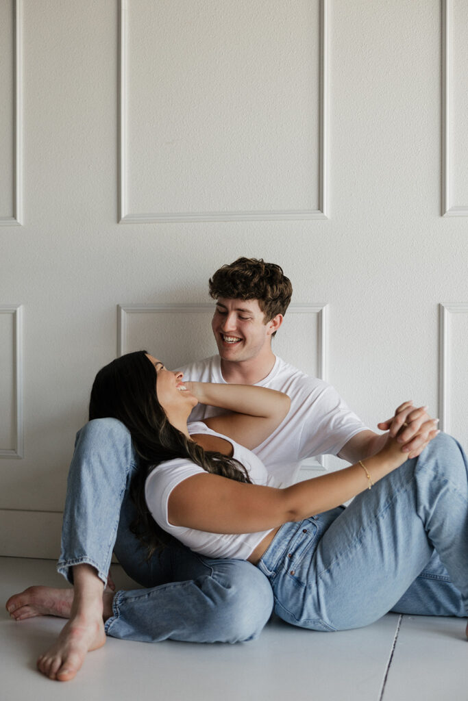 studio couples photoshoot