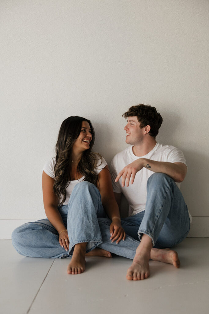 studio couples photoshoot