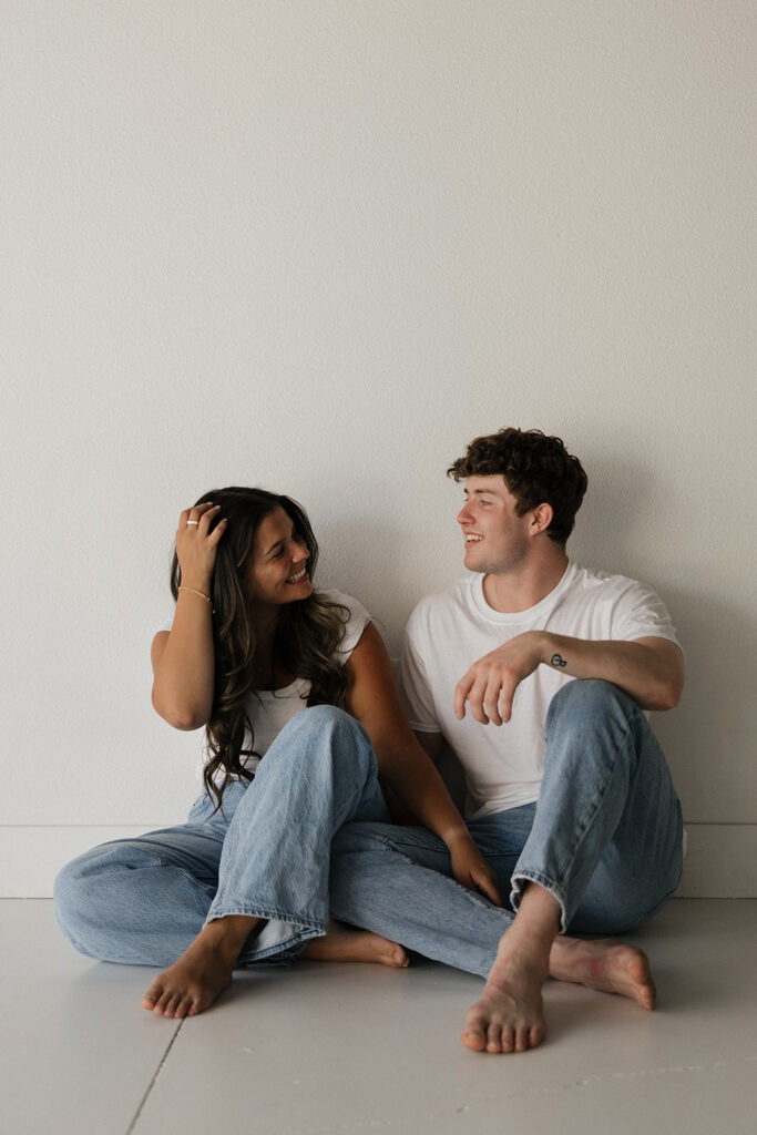 studio couples photoshoot