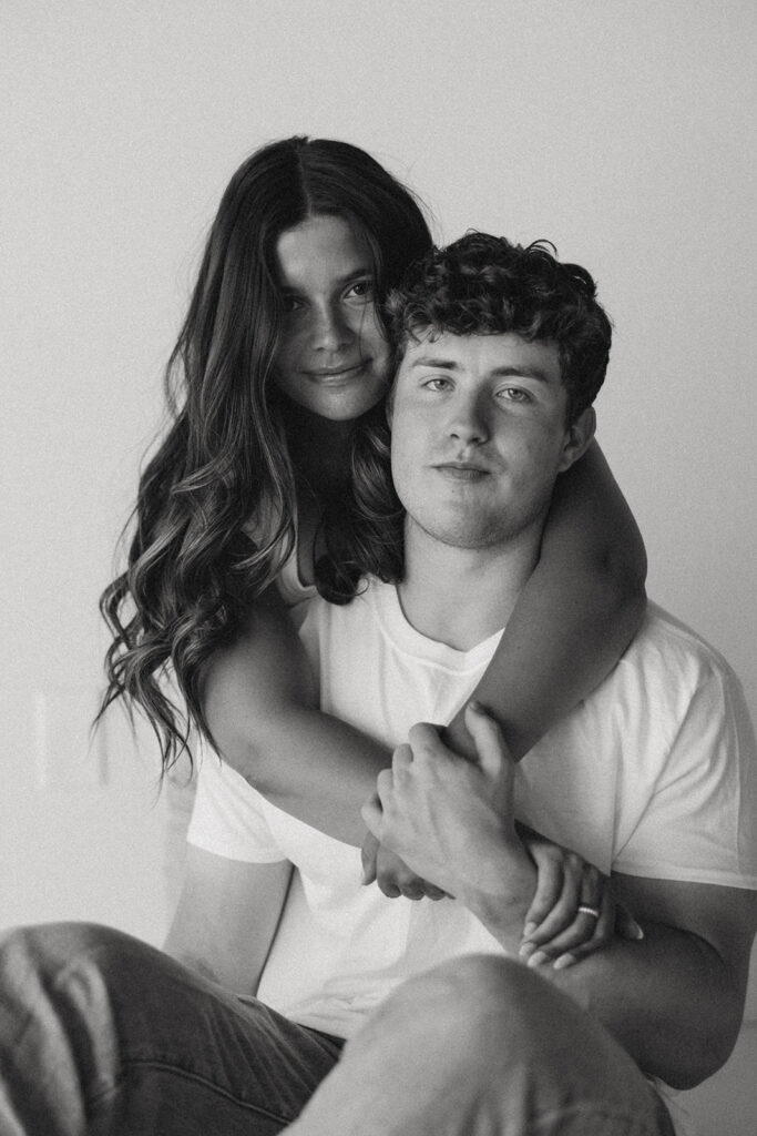 studio couples photoshoot