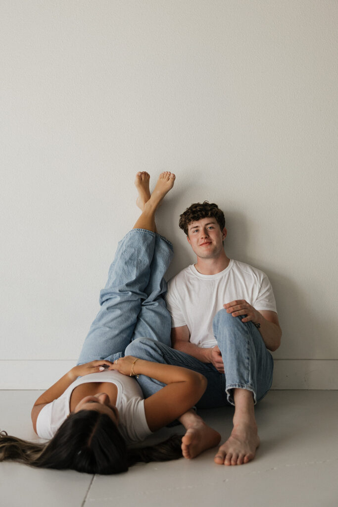 studio couples photoshoot