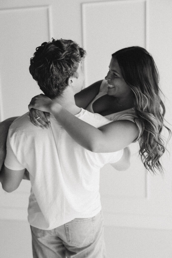 studio couples photoshoot